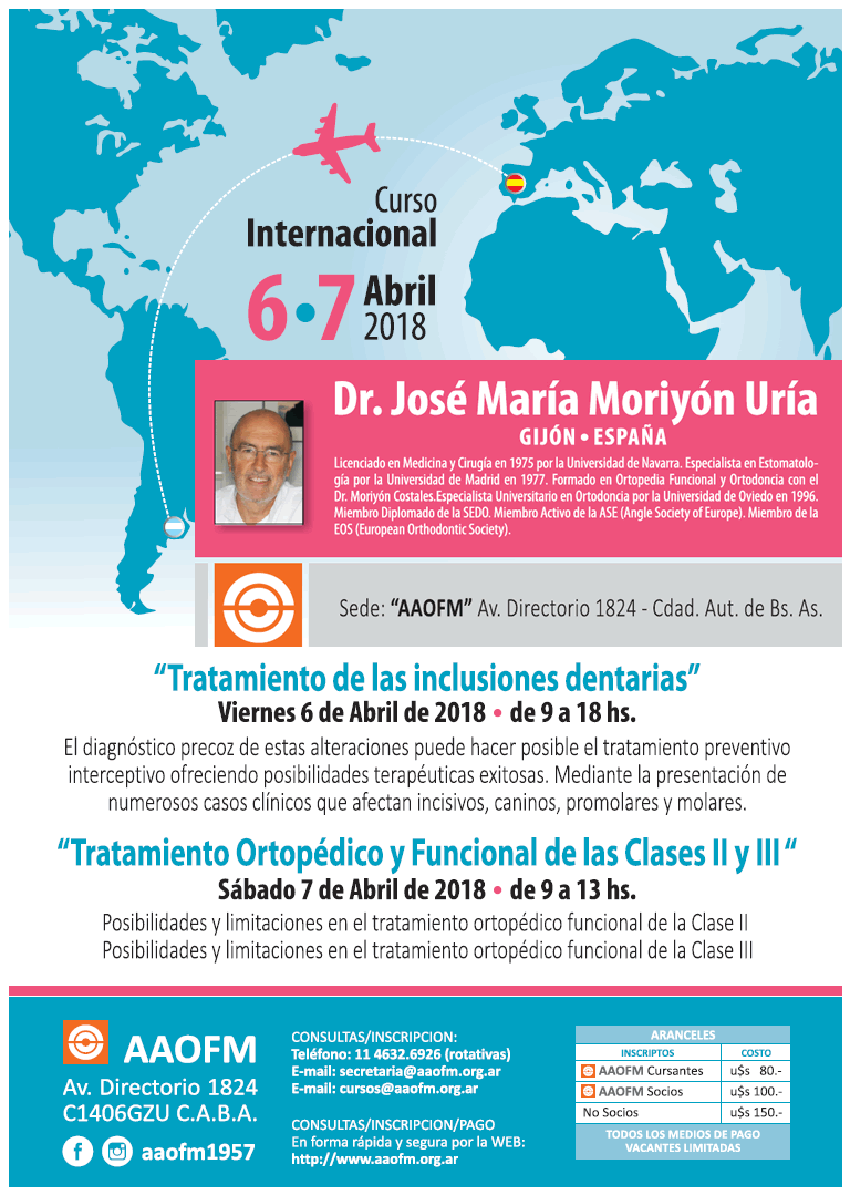 Curso Internacional:  Dr. José María Moriyón - España