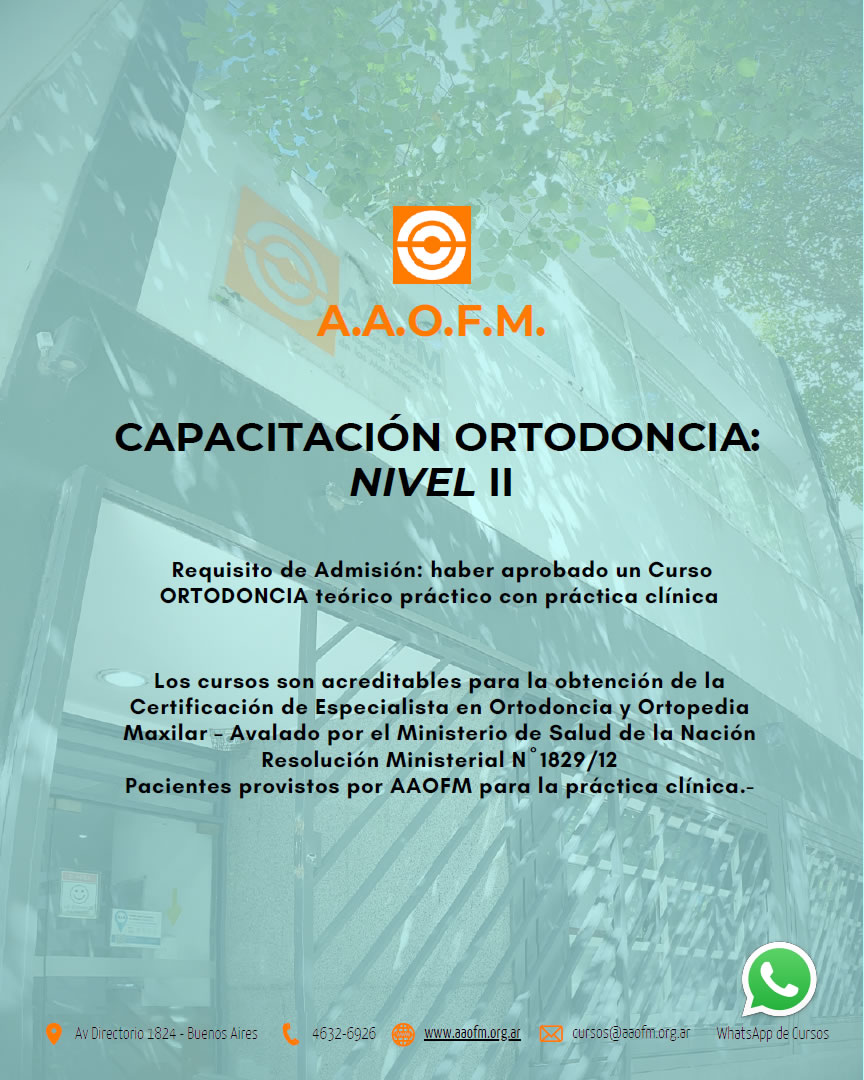 Capacitación Ortodoncia: Nivel II
