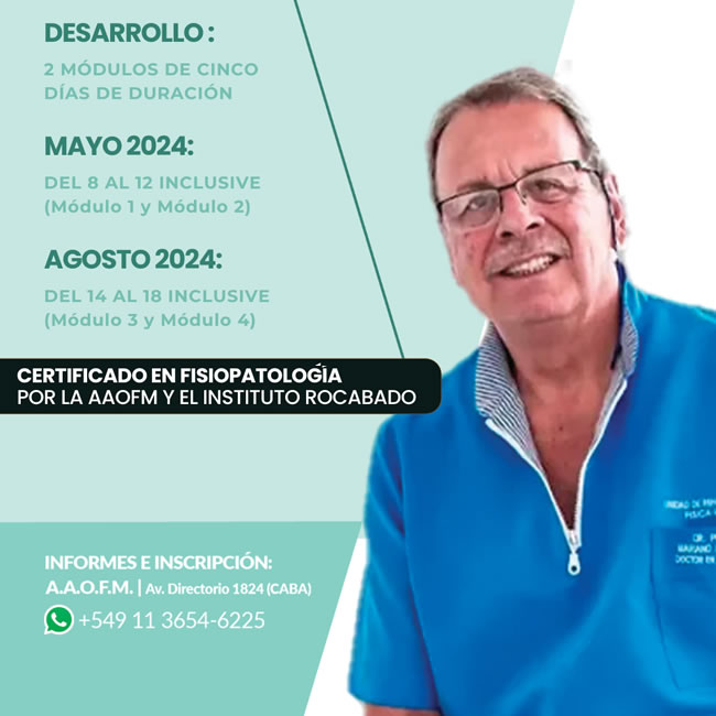 Diplomatura en Fisiopatología - AAOFM - Instituto Rocabado 2024