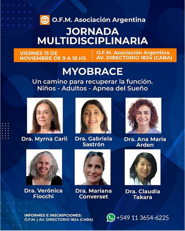 Jornada Multidisciplinaria MYOBRACE