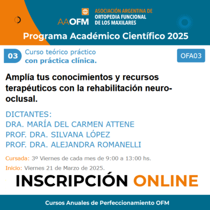 Cursos Anuales de Perfeccionamiento 2025/03 Dra. María del Carmen Attene - Prof. Dra. Silvana López - Prof. Dra. Alejandra Romanelli