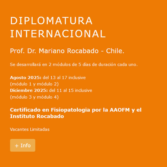 Diplomatura en Fisiopatología - AAOFM - Instituto Rocabado 2025