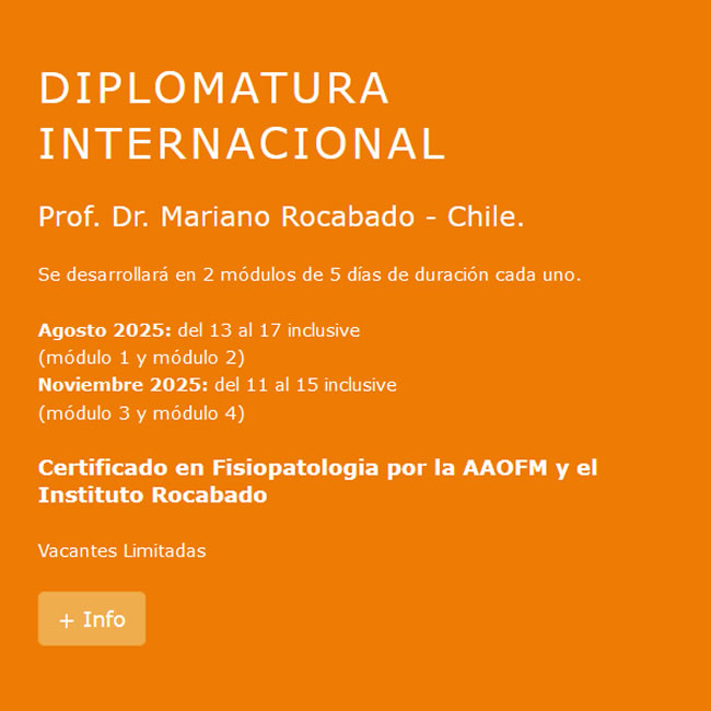 Diplomatura en Fisiopatología - AAOFM - Instituto Rocabado 2025